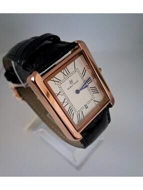 Brand‎ New 40mm Pablo Raez Must Tank Leather Men's Watch
